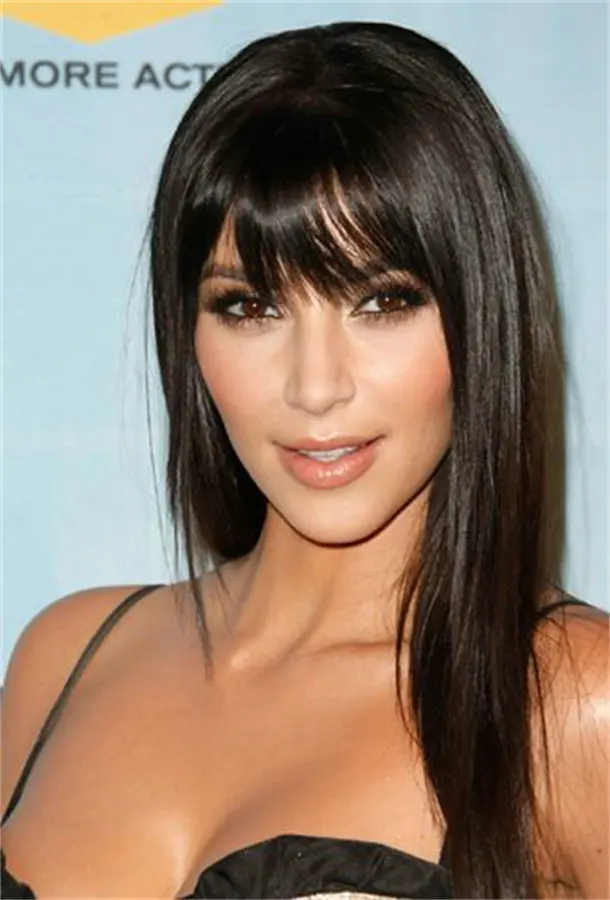 Kim Kardashian 7a Grade Queen Hair Natural Color Straight Virgin