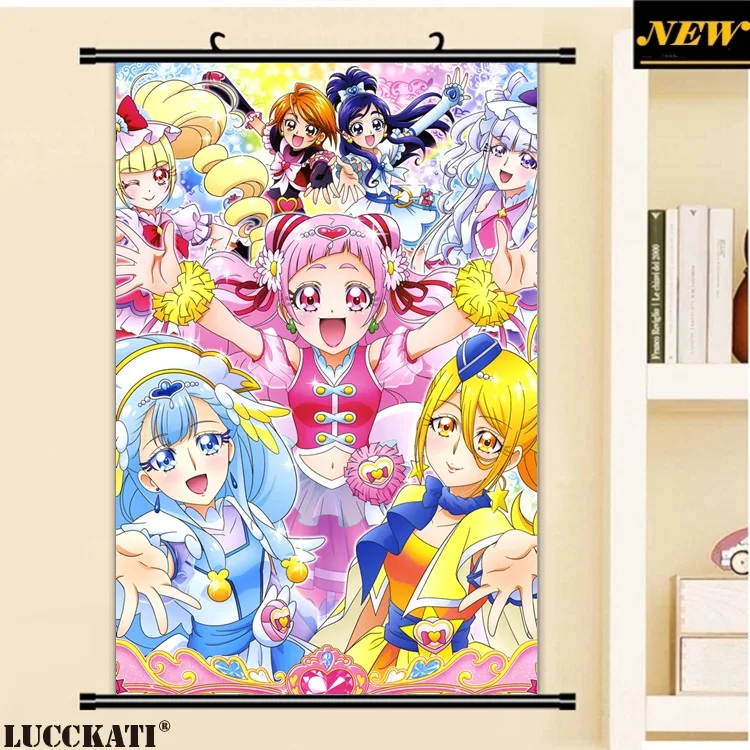 14 aisaki_emiru calendar hugtto!_precure kagayaki_homare misumi_nagisa nono_hana ruru_amour see_through thighhighs yakushiji_saaya yukishiro_honoka_副本