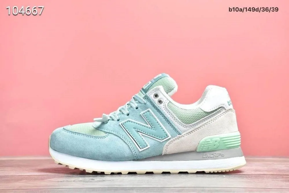 New Balance Top Pig Eight ретро кроссовки женские, дышащие Wl574esb уличная спортивная обувь кроссовки европейские размеры 36-39