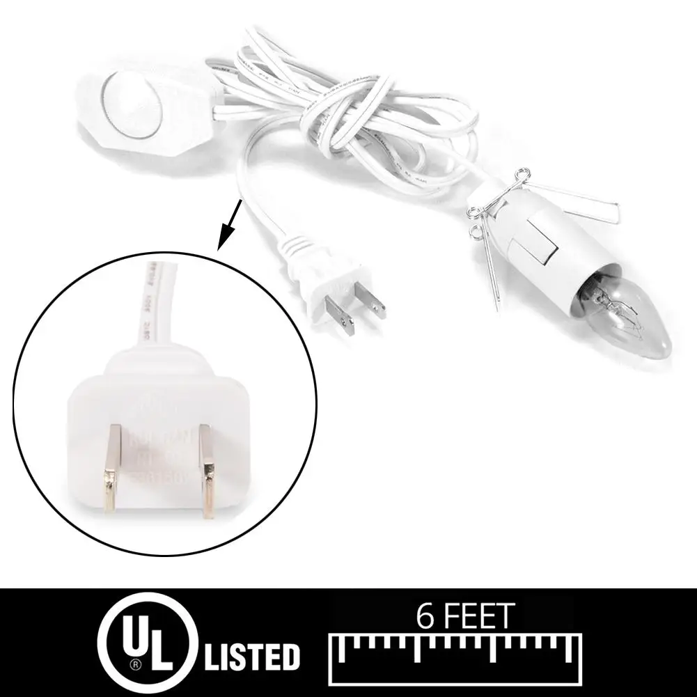 For Himalayan Salt Lamp 6ft Original Replacement Cord with ...