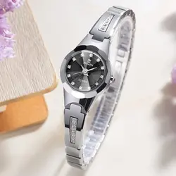 Женские наручные часы кварцевые наручные часы женские часы Роскошные из нержавеющей стали водонепроницаемые KICADN высококачественные