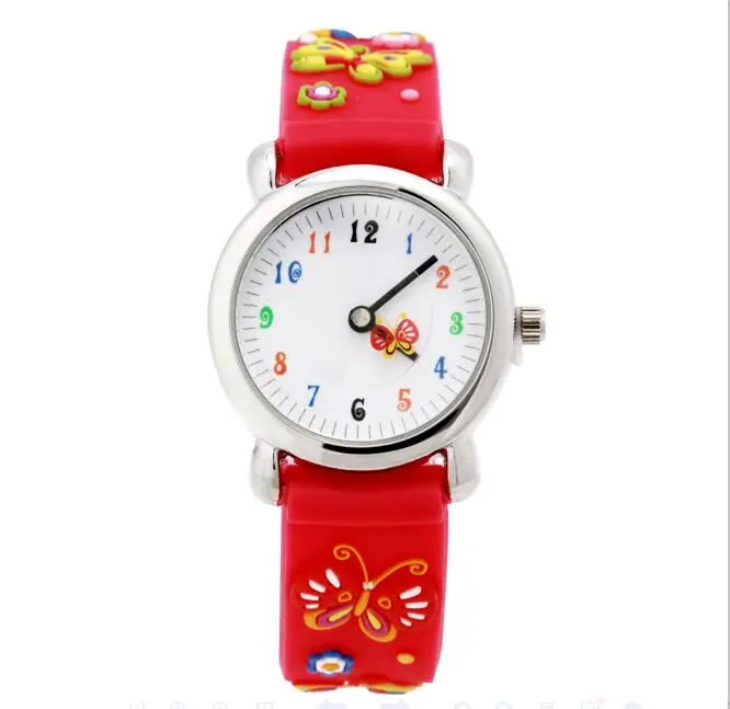

Waterproof Kid Watches butterfly Children Silicone Wristwatch Brand Quartz Wrist Watch Baby For Girls Boys Fashion Casual Reloj