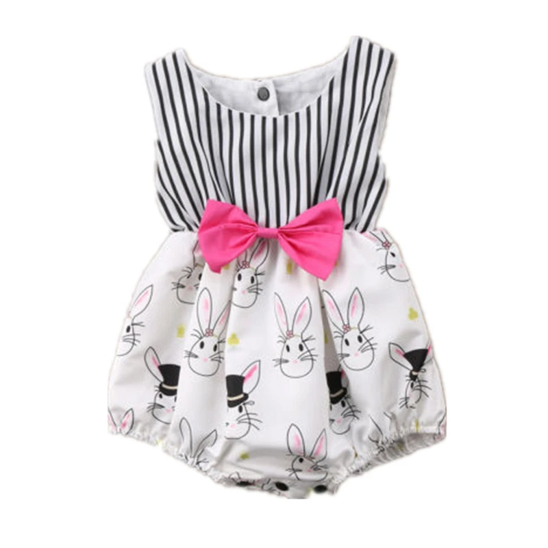 

Newborn Baby Girl Infant Bunny Rabbit Jumpsuit Bodysuit Outfits Clothes Baby Children Clothing Cotton Cartoon Animal