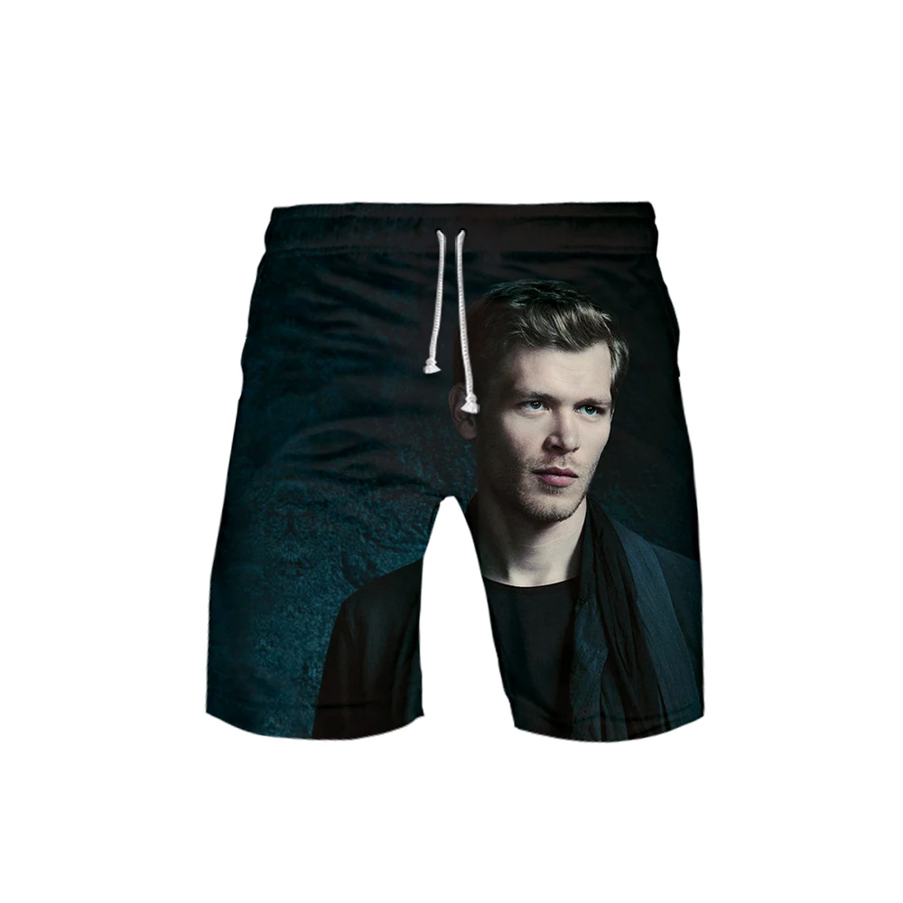 Коллекция года, 3D принт niklaus mikaelson, последняя мода, короткие, в стиле панк, популярные элементы, хип-хоп, лето