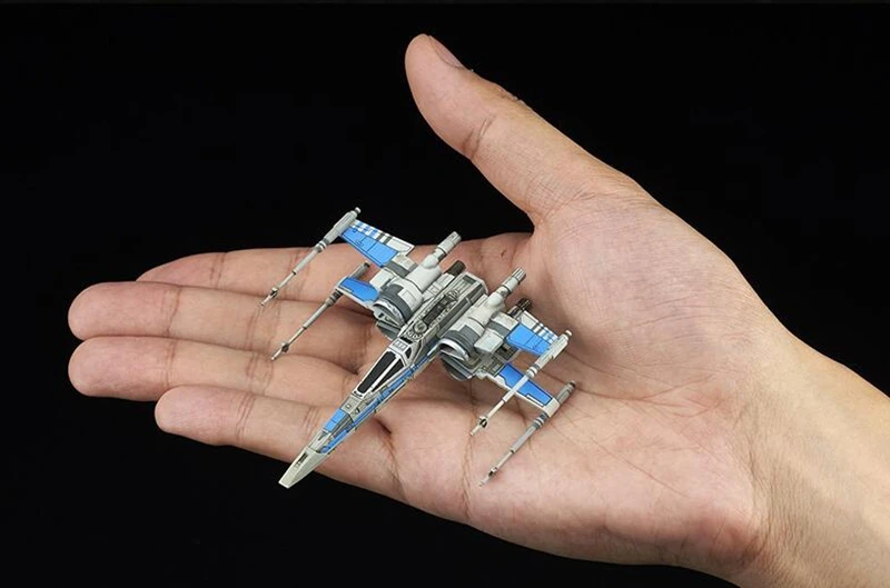 BANDAI Звездные войны модель автомобиля 001/012 Звездный Корабль/X-wing fighter Spot ПВХ фигурка модель куклы игрушки Фигурки