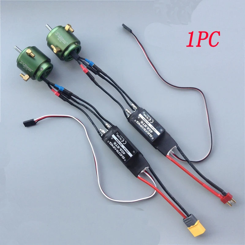 

2835 RC Boat Brushless Motor 40A ESC Motors Kits 3300KV 30A 17V Marine High Speed 4-pole Motor Spare Parts for RC Boat/Car Model