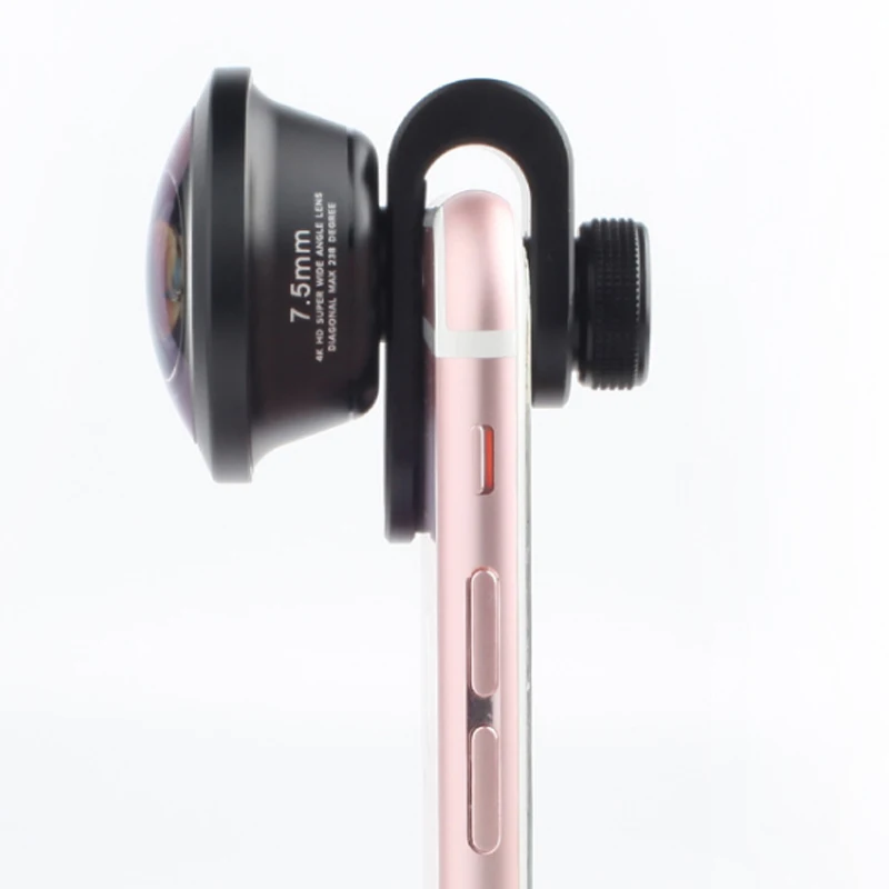 

HOT Full Screen Mobile Phone Lens 238 Degree Stereoscopic Photo Camera Lens 7.5mm Angle Field Drop shipping
