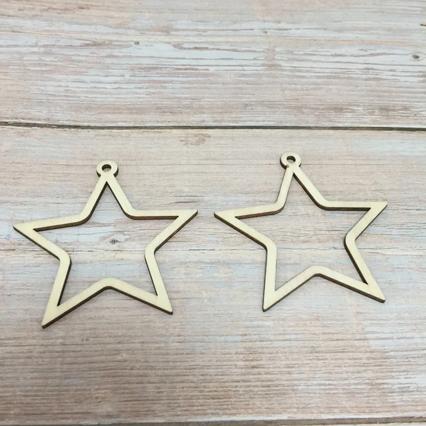 50 diy заказных звездных сережек рождественские украшения деревянные поделки
