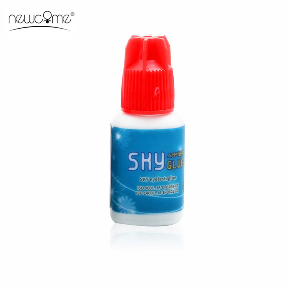 Coreia do Céu Extensão dos Cílios Cola de Secagem Cola para Cílios Manter por Muito s + tipo de Cola Rápida Adesivo Cílios Falsos Tempo 5 ml Pro