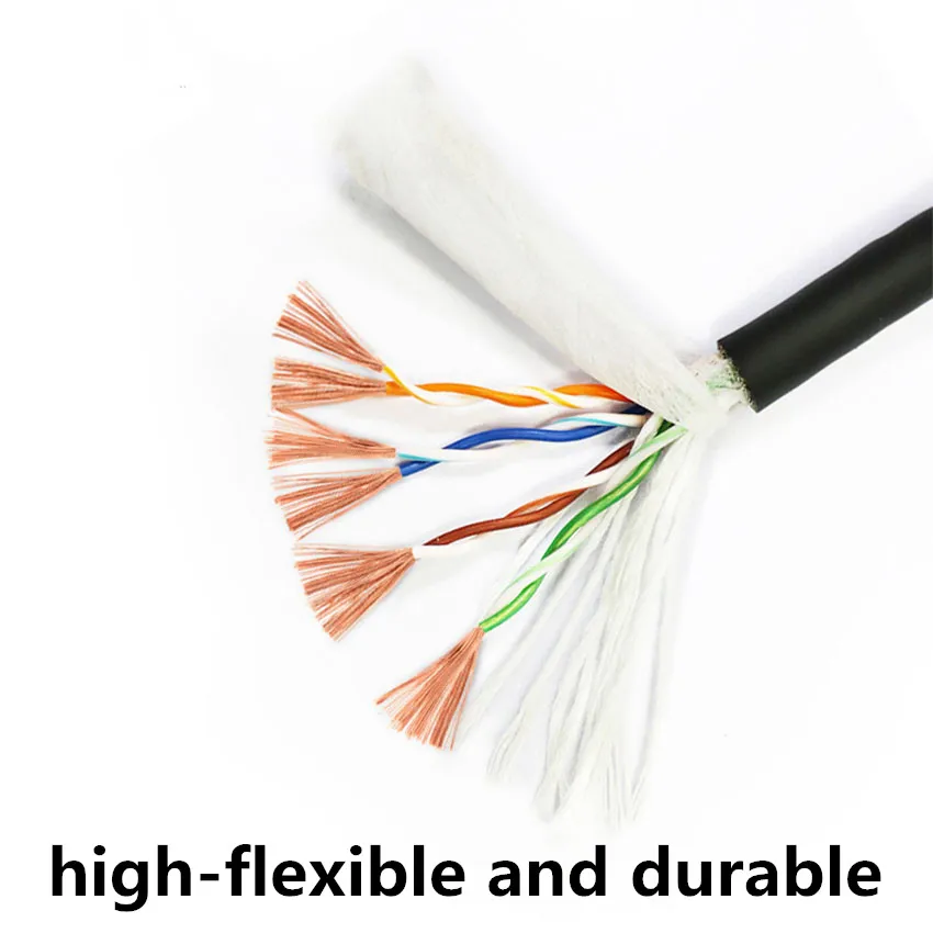 Буксирный кабель Cat5e для Ethernet высокогибкий(специальный кабель) цепной провод(UTP-5E