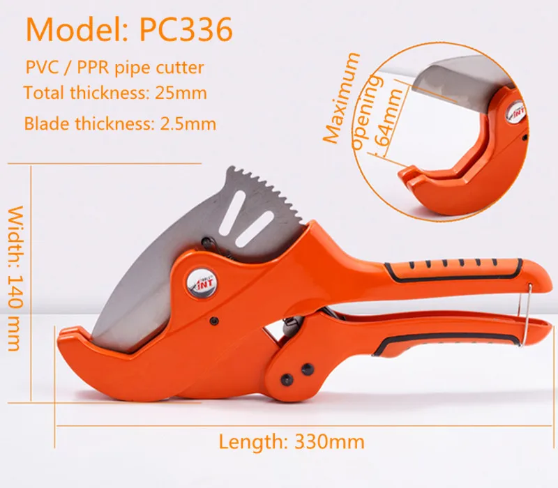 

Imported Manganese Steel PVC Aluminum Pipe Cutter Tube Cutter (Heavy Duty Industrial Model)