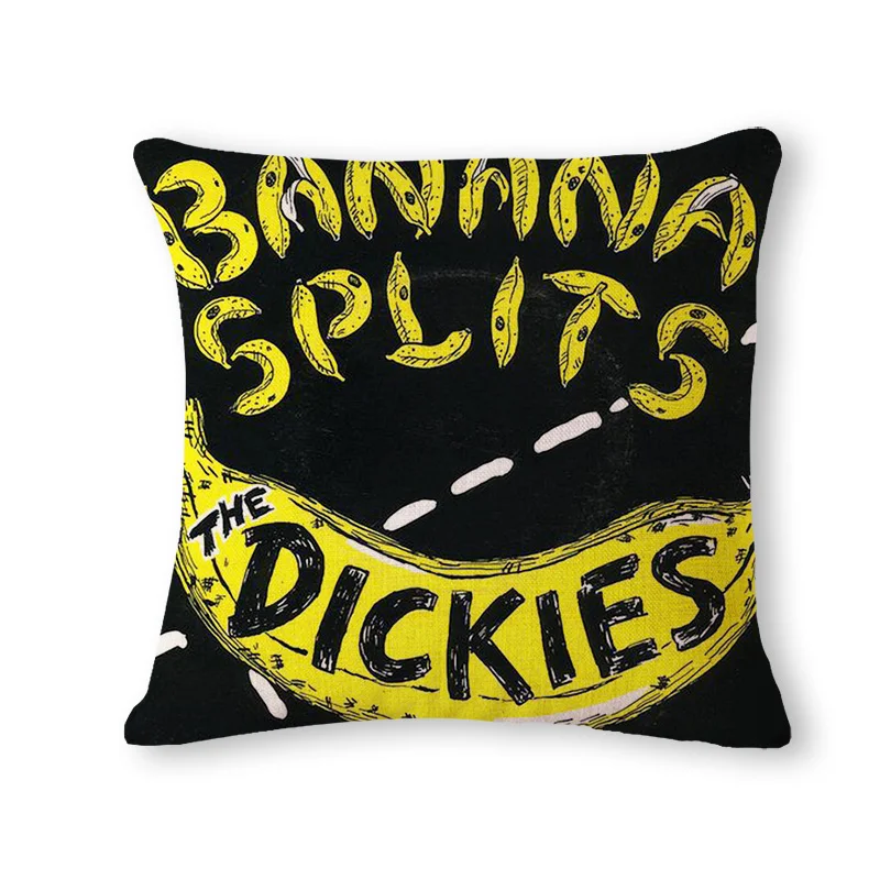 Забавный Чехол на подушку с изображением банана и обезьяны, льняная наволочка для дивана, автокресла, семейный домашний декоративный Чехол на подушку