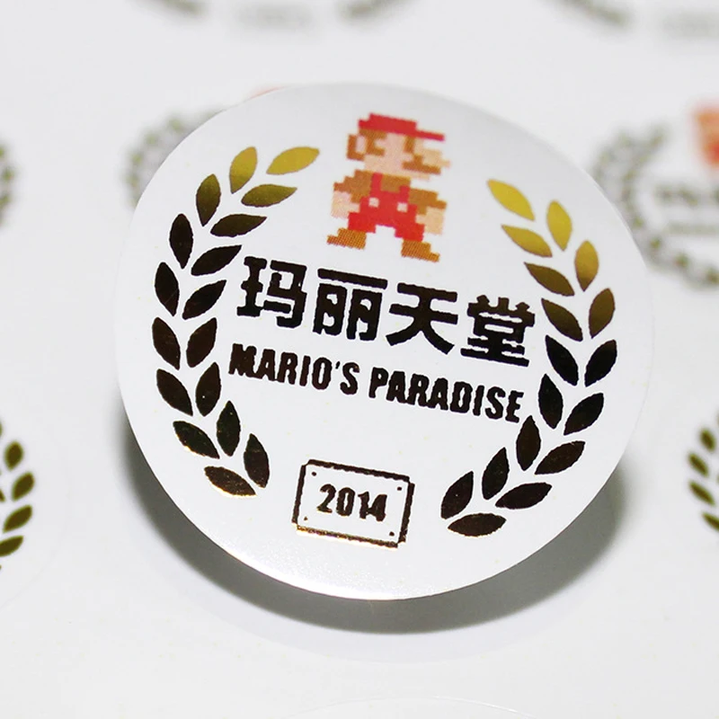 

Attractive and High Quality Custom Adhesive Paper Labels,adhesive gold foil paper sticker,decorative door stickers