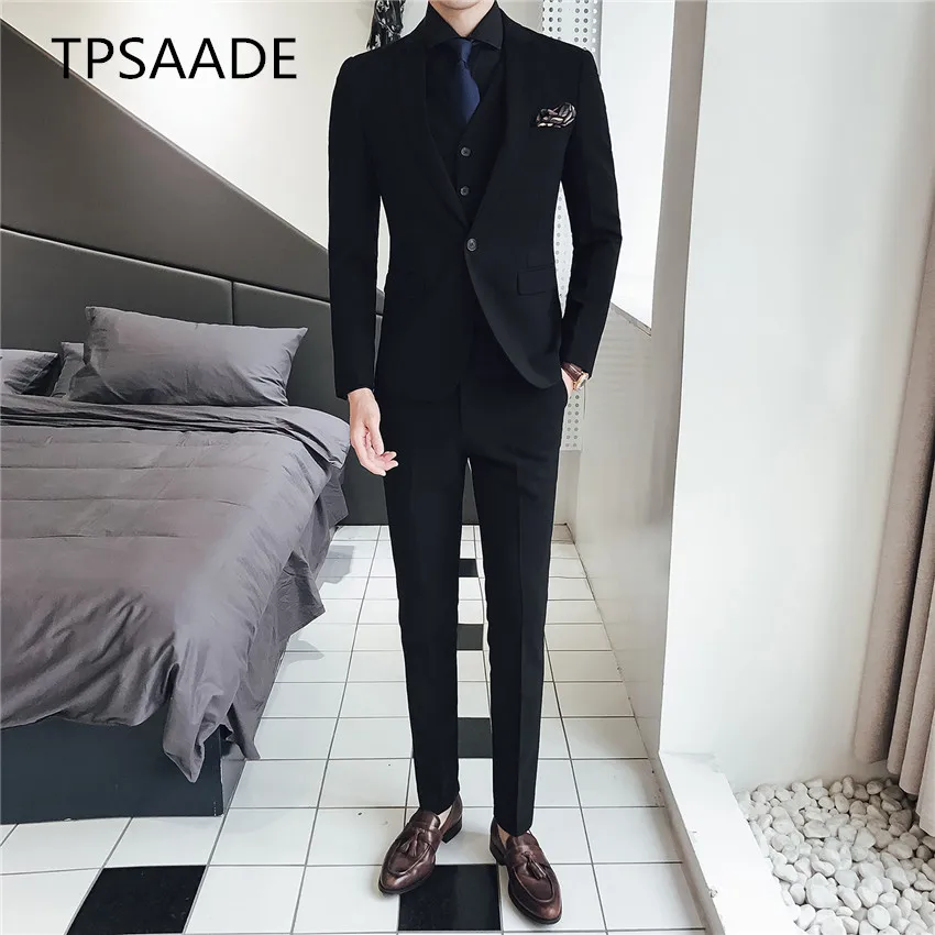 Elegant Men Wedding Groom Dress set 