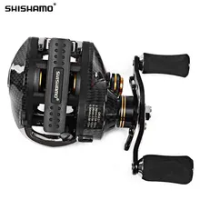 Shishamo LB200 Fishing Reel Left Right Hand Fishing Bait Casting Reel With One Way Clutch Durable Baitcaster Coil Fishing Reel