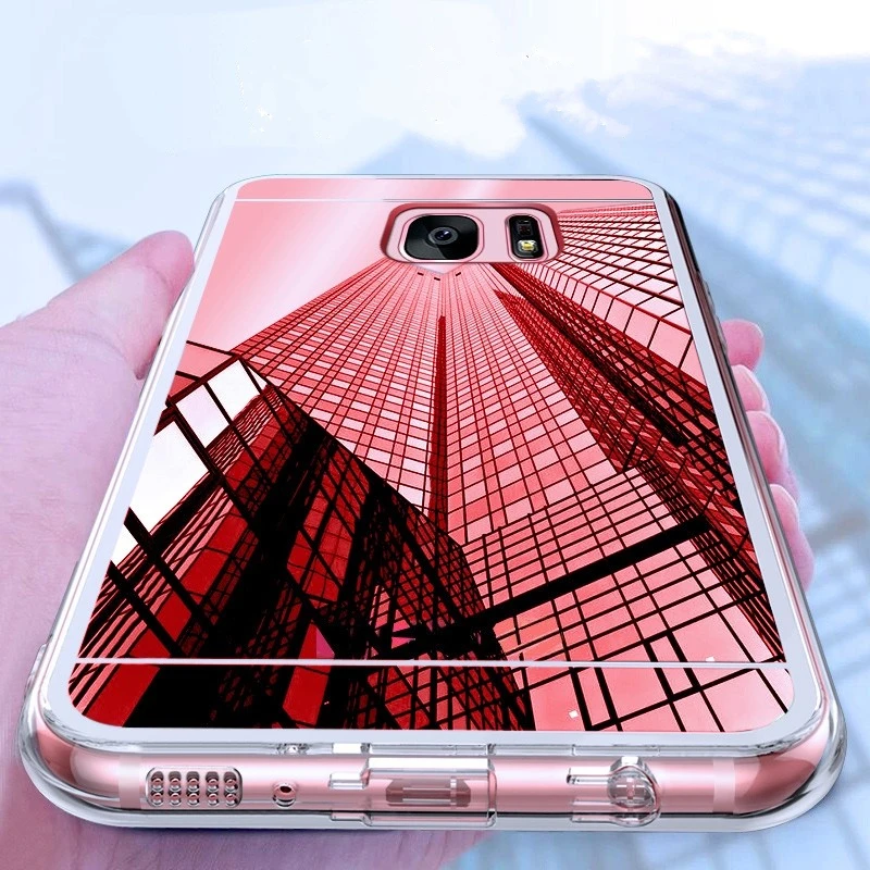 

Cases For SAMSUNG GALAXY S8 S9 Note 9 A3 A5 A7 J3 J5 J7 A8 A6 Plus J4 J6 J8 2018 Mirror Transparent Soft Silicone Case Cover
