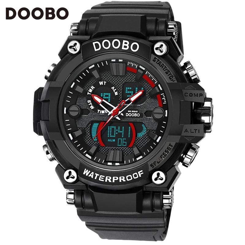 Doobo военные спортивные часы мужские лучший бренд класса люкс известный