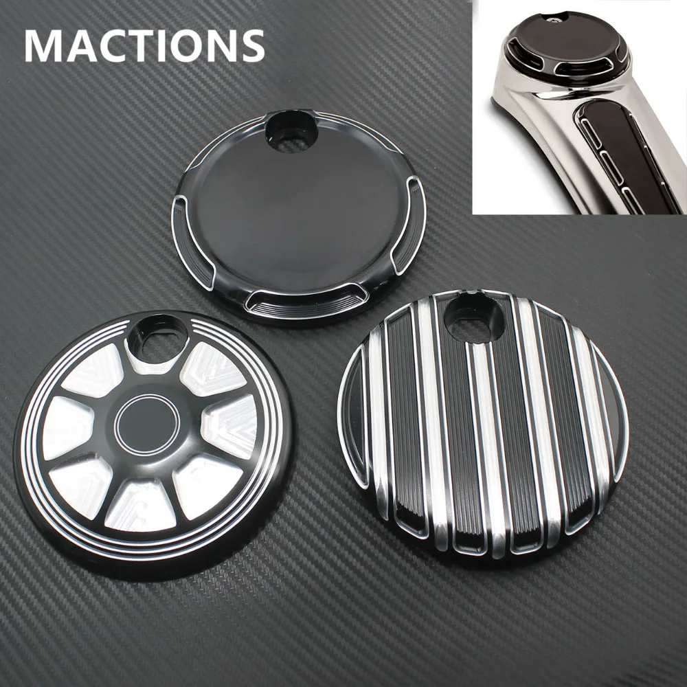 Motorcycle Fuel Door Tank Console Door Cover Black For Harley Touring