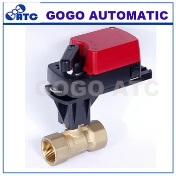 

G11/4" 6Nm 2 way electric regulating valve 0-10v / 4-20mA control G11/4" proportional motorized valve for HVAC system AC230V
