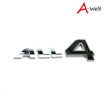 

10pcs 3DMetal Stickers All 4 Emblem accessories For MINI Cooper Countryman Paceman Clubman All4 coopers Sticker