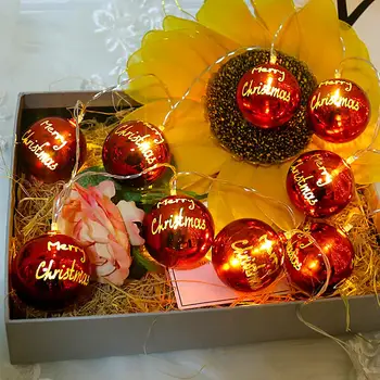 

LAIDEYI LED star snowflake ball lantern battery operated Christmas light tree holiday garden decoration garland home