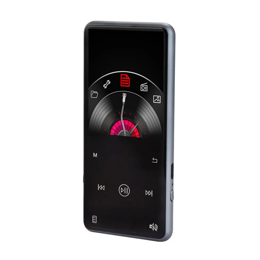 

2.4 inch Touch Screen Player Recording MP4 Player USB2.0 FM Radio Bluetooth Music Player Built-in Microphone