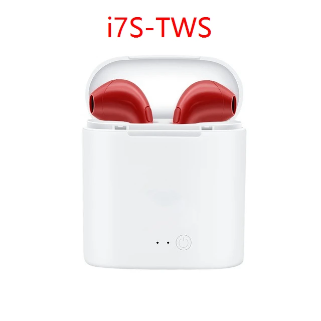 I7s i12 i18 TWS, мини беспроводные Bluetooth наушники, стерео наушники, гарнитура с зарядным устройством, микрофон для i7 TWS, Iphone, Xiaomi - Цвет: i7s WR