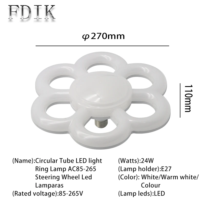 E27 ciruela lámpara Circular tubo de luz LED anillo de AC85-265 volante Led Lamparas blanco cálido colorido blanco frío de techo lámpara E27 ciruela lámpara Circular tubo de luz LED anillo de AC85-265 volante Led Lamparas blanco cálido colorido blanco frío de techo lámpara