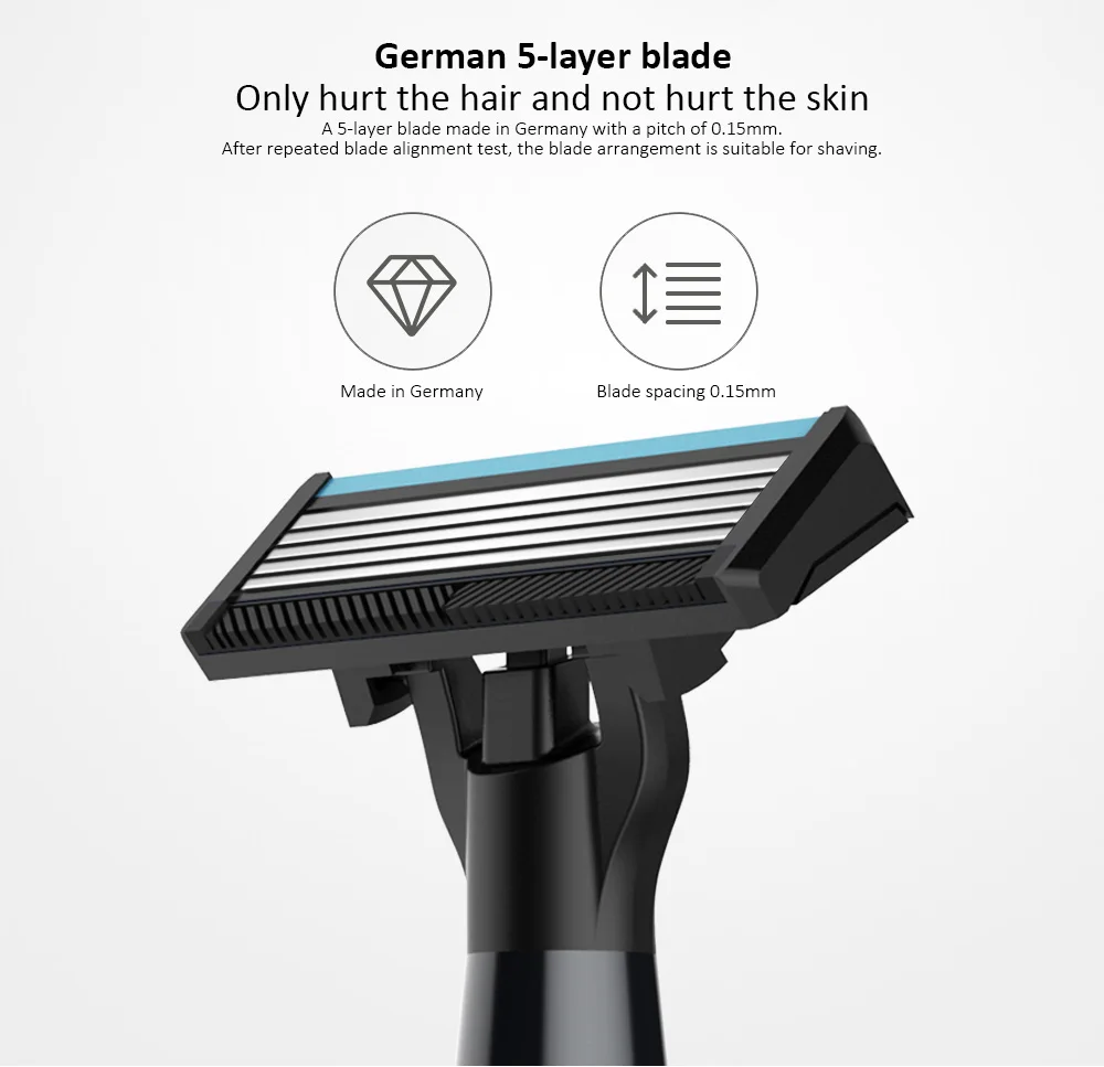 Shaver Replacement Blade For Xiaomi Mijia Home Shaver Beard Shaving H600 Manual Razor Magnetic shavings