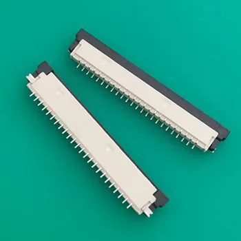 

50pcs Laptop Keyboard Signal Line Socket FPC Connector 1.0 Spacing 24 Pin Then Under The Drawer Black White