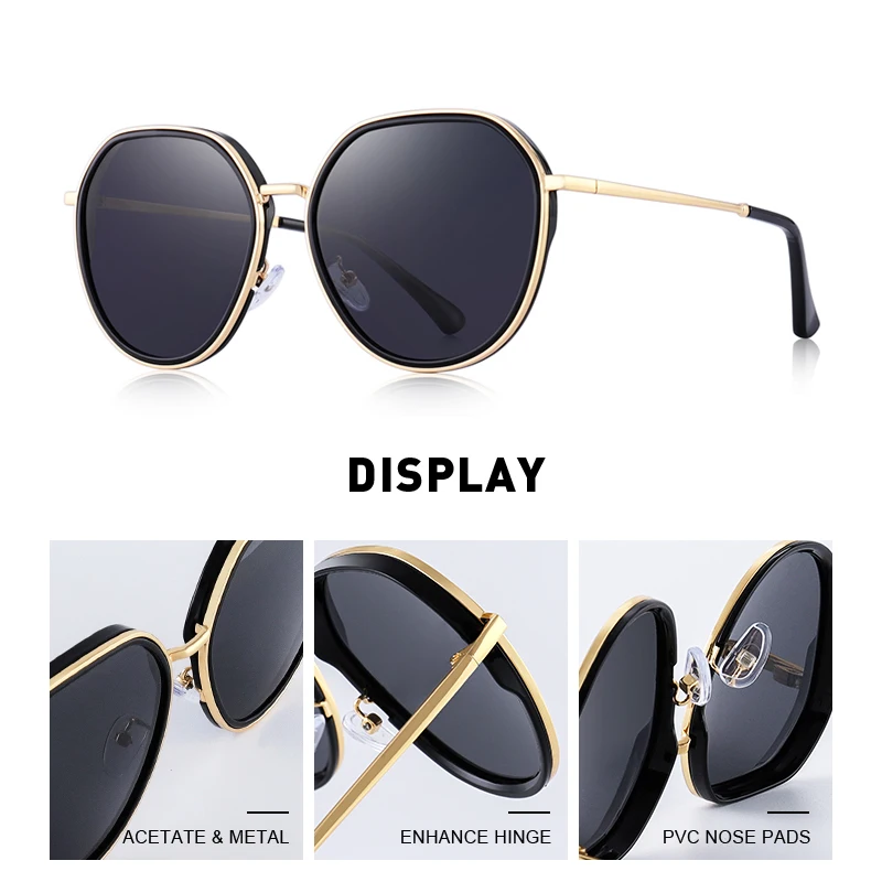 Goedkoop MERRYS ONTWERP 2019 Nieuwe Aankomst Vrouwen Mode Trending Zonnebril Dames Luxe Gepolariseerde zonnebril UV400 Bescherming S6285