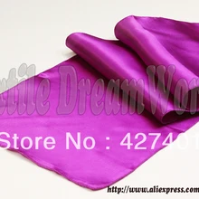 Фиолетовый 1" x 108" атласный настольный бегун Свадебные украшения/вечерние украшения/Свадебные украшения для вечеринок