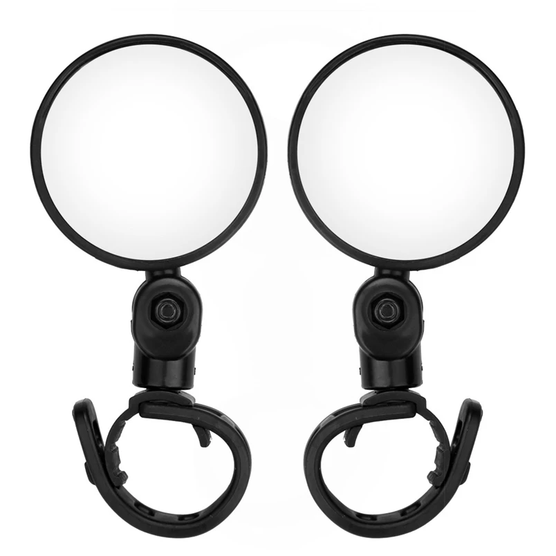 Universal Mini Rotaty Rearview Handlebar Glass Mirror For Bike Bicycle Cycling (2)