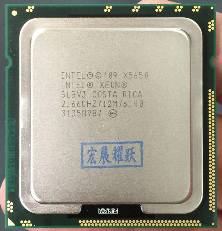 amd cpu PC computer Intel Xeon Processor X5650 (12M Cache, 2.66 GHz, 6.40 GT/s Intel QPI) LGA 1366 ServerCPU amd cpu