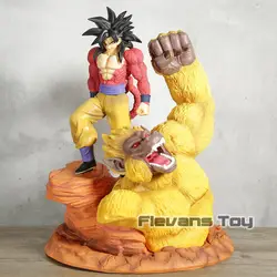 Аниме Dragon Ball Z Супер Saiyan 4 Сон Гоку статуя из смолы Рисунок Коллекция Модель игрушки