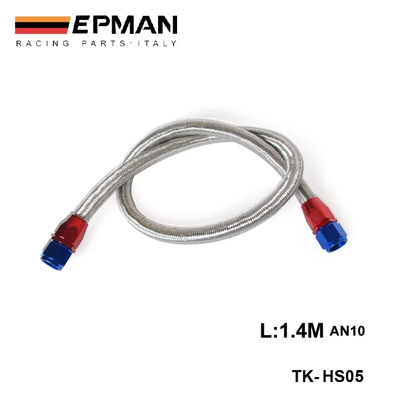 AN10-0A 1.4 meter  Oil Fitting and  Stainless Steel Braided Hose End Adapter Kit EP-HS05