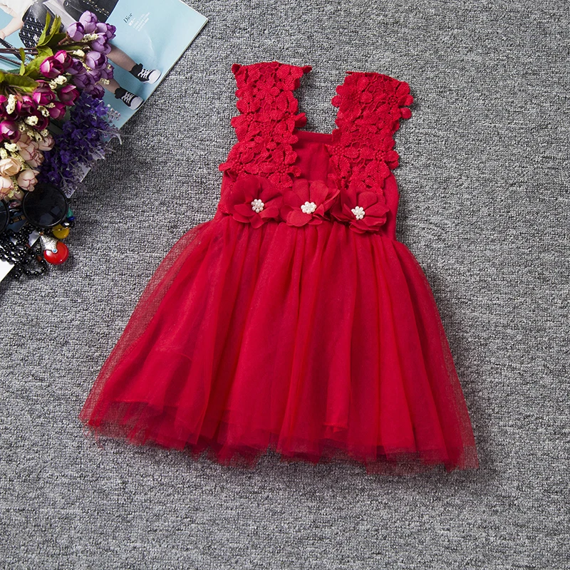 Платья принцессы для девочек г. Летние Детские платья для девочек, хлопковое кружевное платье для девочек повседневное пляжное платье для девочек детское платье