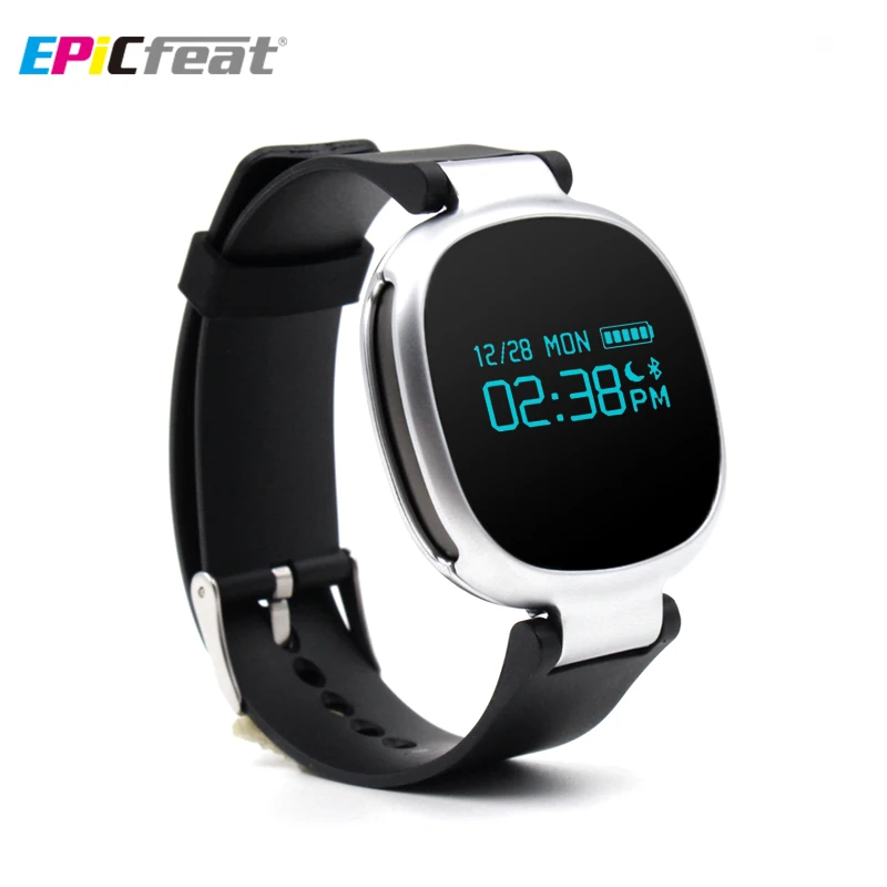

E08 Remote Camera Bluetooth Smart Watch Slim Pedometer Heart Rate Sleep Tracker Sport Wristband for Android iOS