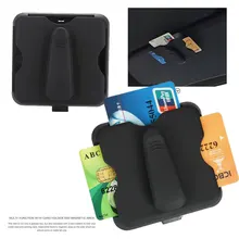 Черный Автомобильный карман для хранения карт автомобильный солнцезащитный козырек Избегайте аварий солнцезащитный козырек прочный держатель для карт