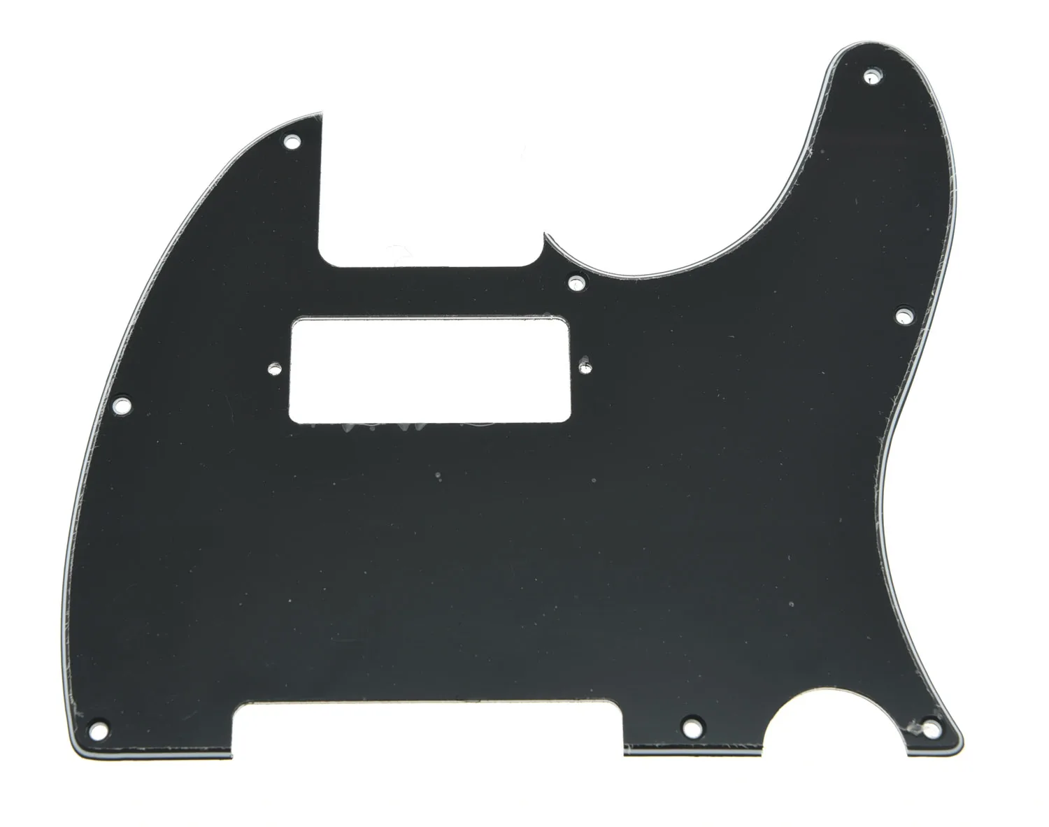

Black 3 Ply TL Style Guitar Pickguard with Mini Humbucker Hole