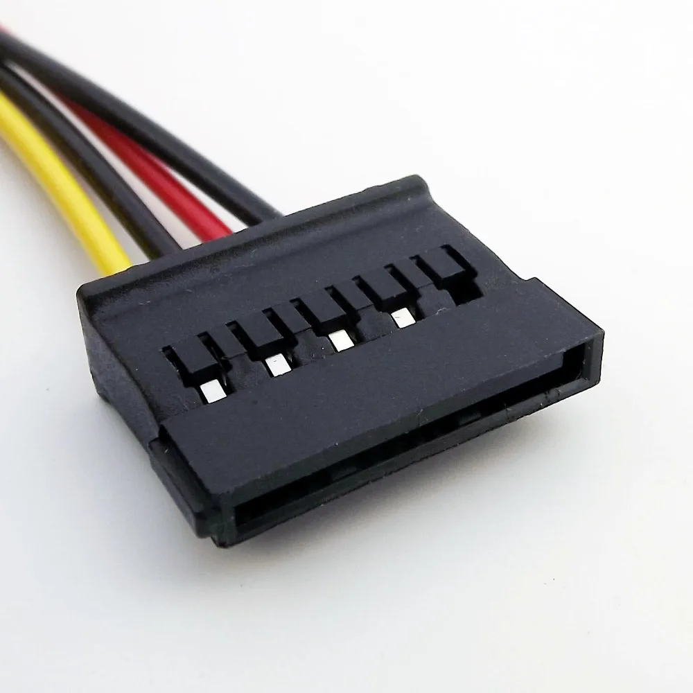 5x IDE Molex 4 контактный штекер двойной SATA 15 Женский адаптер питания|Компьютерные