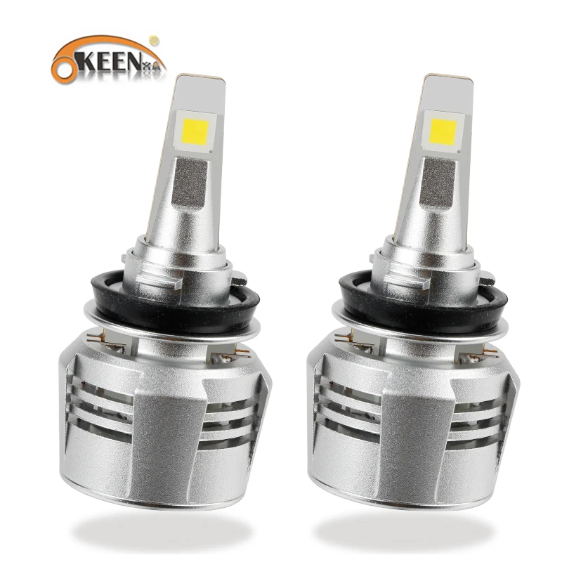 OKEEN фар автомобиля H7 светодиодный фары лампы M70 H4 светодиодный H11 9006 9005 80 Вт 8000LM 6000 K 12 V 24 V Авто автомобильная фара