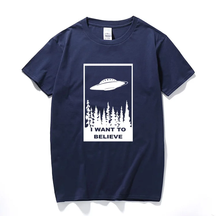 Футболка с надписью I Want to Believe|Футболки| |