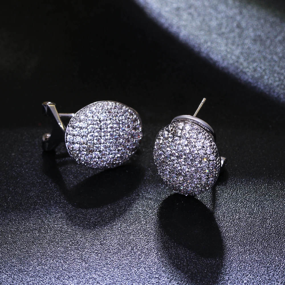 Oval stud earrings (7)
