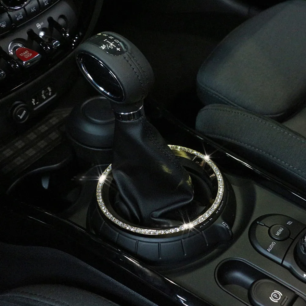 

NEW! Luxury Crystal car gear accessories For mini cooper clubman R55 R56 R57 R58 R60 R61 F55 F56 F54 F60 styling