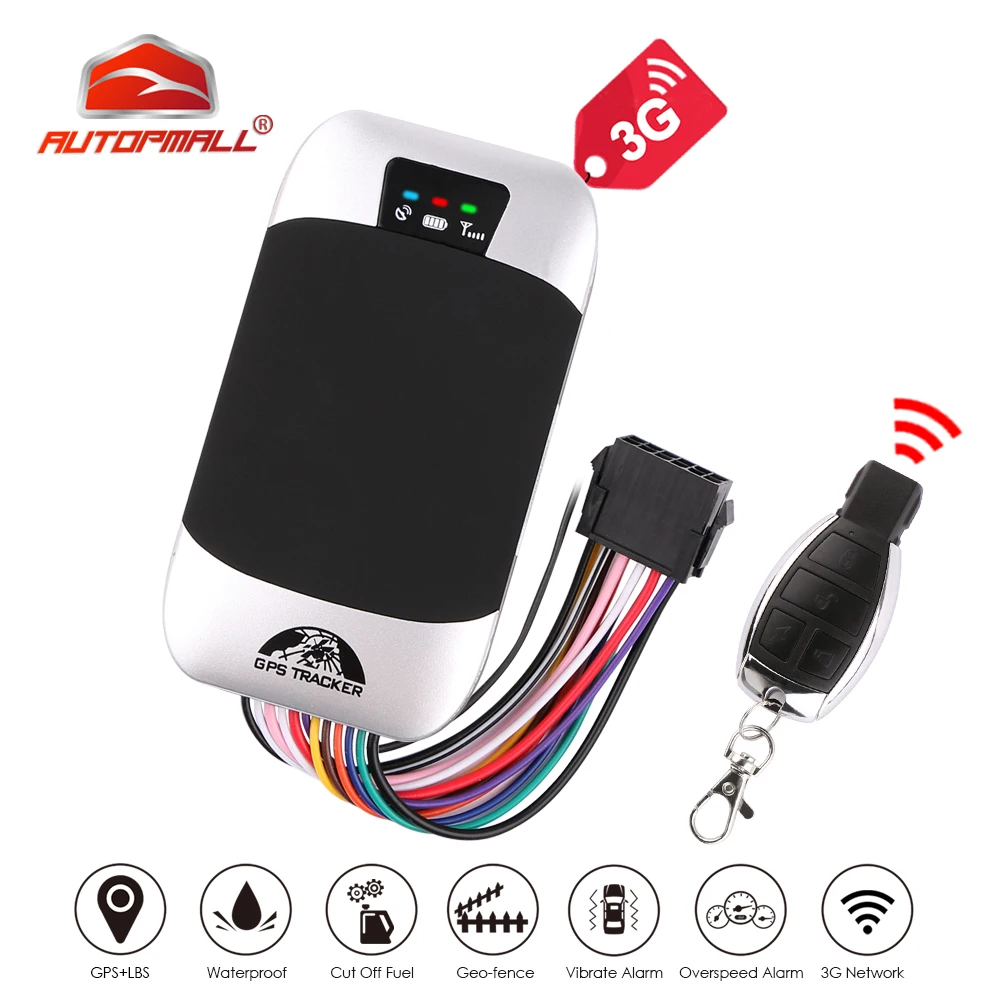 

3G GPS Tracker Car Vehicle GPS Locator TK303G Coban Waterproof IP66 Remote Control Cut Off Oil Power Geo-fence Over speed Alarm