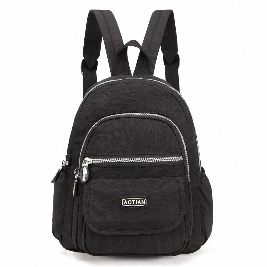 Women's Backpack Waterproof Nylon Lady Girls Backpacks Female Casual
