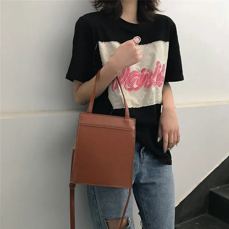  Simple Pure Color Shoulder Bag Crossbody Bag for Women 2019 Messenger Bags handbag women's bag bolsa feminina sac a main 40AP0215