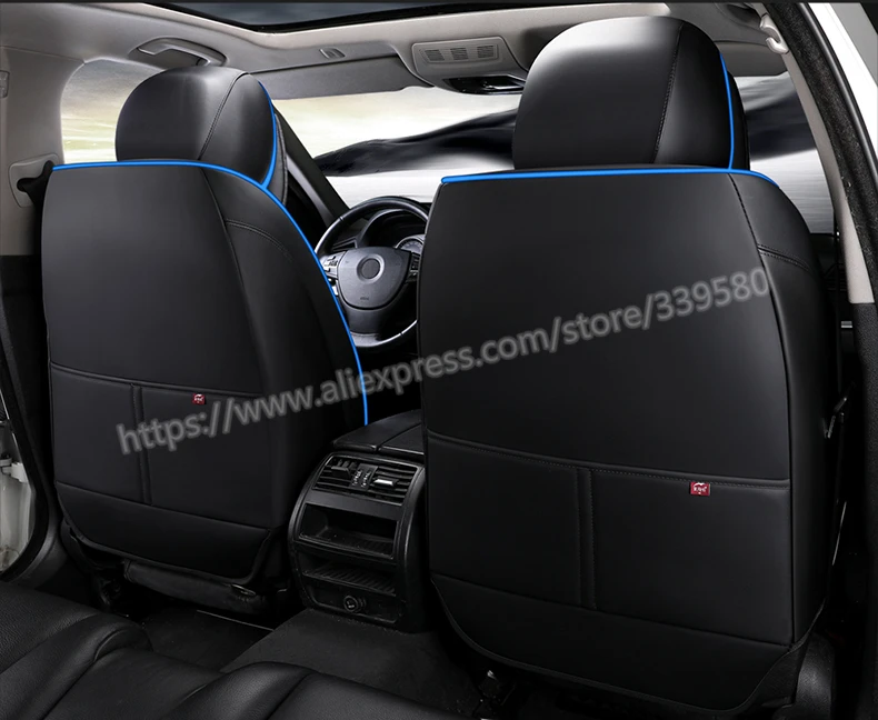 Чехол для автокресла,(передняя+ задняя) Новая универсальная подушка для сиденья, старшая кожа, спортивный автомобиль Стайлинг, автомобиль-Стайлинг Для Седана SUV