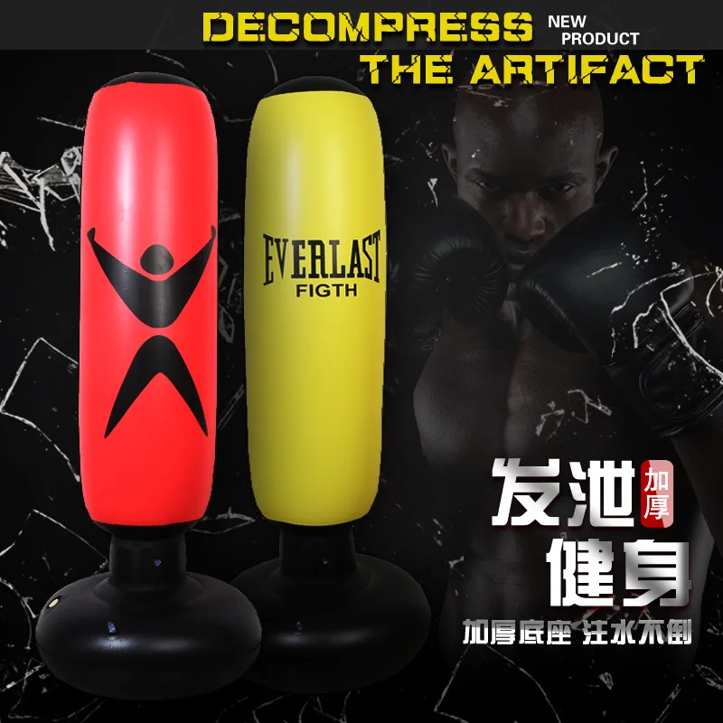 3 Colors 160cm Training Fitness Boxing Punching Speed Ball For Adult Child Inflatable Fitness Boxing Bag Sandbags Vent tool 3 Colors 160cm Training Fitness Boxing Punching Speed Ball For Adult Child Inflatable Fitness Boxing Bag Sandbags Vent tool